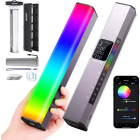   NEEWER RGB1 Színes LED Videó Fénycső -3200-5600K CRI98+ 6400mAh Színes Light-Stick