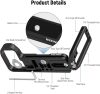 NEEWER Nikon Z6II Z7II Z6 Z7 Z5 L-Bracket / Arca-Markolatbővítő Lemez Grip