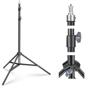 NEEWER Stúdióállvány (87-200cm) -Fekete -ST-200