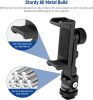 NEEWER Mobiltelefon Állványadapter -Fém Okostelefon-tripod átalakító