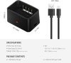 NEEWER Z1 Rendszervaku Akkumulátor USB-C Töltő -Speedlite Akkumulátortöltő