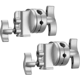   NEEWER Nagy Teherbírású 2.5" Forgatható Stúdió-álvány Fej Adapter -1/2" 1/4" 3/8" 5/8" Spigot (2db)