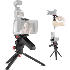   NEEWER Mini Kamera-állvány & Akciókamera & Mobil-Okostelefon Tripod -Vlog Markolat Fogantyú (80cm)