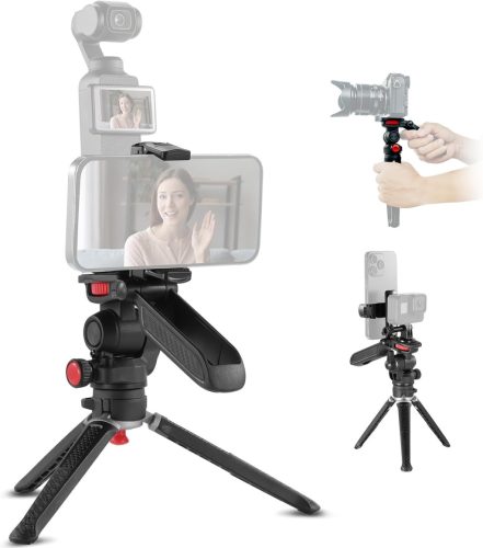 NEEWER Mini Kamera-állvány & Akciókamera & Mobil-Okostelefon Tripod -Vlog Markolat Fogantyú (80cm)