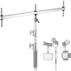   NEEWER Három-fejes Stúdió-Boom Kar-Osztó Adapter -LED Lámpa/ Kamera/ Mikrofon-tartó