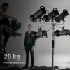 NEEWER Három-fejes Stúdió-Boom Kar-Osztó Adapter -LED Lámpa/ Kamera/ Mikrofon-tartó