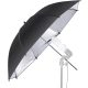 NEEWER Professional Fényvisszaverő Fotós Ernyő  (84cm) -Reflector Umbrella (fekete/ezüst)