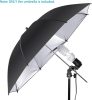 NEEWER Professional Fényvisszaverő Fotós Ernyő  (84cm) -Reflector Umbrella (fekete/ezüst)