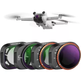   NEEWER DJI Mini DJI Mini 3/Mini 3 Pro 4in1 ND Szűrő Kit - ND2-ND32/ ND64-ND512/ CPL Polár- /UV Filter Set