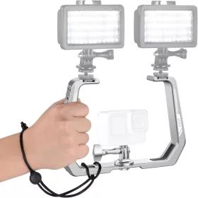   NEEWER Akciókamera Víz alatti Búvár Fogantyú Rig-Cage (Ezüst)