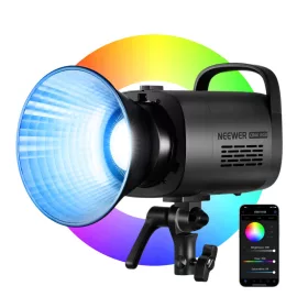   NEEWER CB60-RGB LED Stúdió Videólámpa - Színes 70W 18.000LUX 2700-6500K RGB-LED Stúdió Világítás