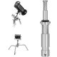 NEEWER Stúdióállvány Átalakító Adapter Fej - 1/8" (28mm)-5/8" Spigot Átalakító
