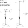 NEEWER C-Stand Stúdióállvány -Rozsdamentes Acél (149-309cm)