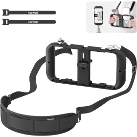   NEEWER Mobil Okostelefonos Videós Rig Cage -PA025 Vlog Ketrec