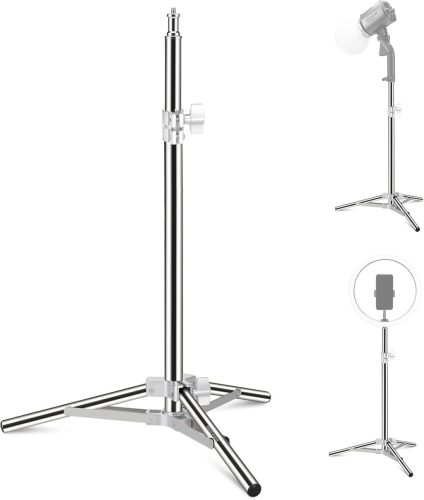 NEEWER ST-80SS Rozsdamentes Acél Stúdió Mini-Állvány (80cm)
