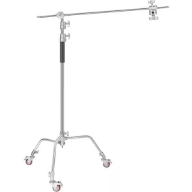   NEEWER 320cm C-Stand Stainless Steel (320+120cm) -Fém Studióállvány C-Állvány & Reflektor Kar