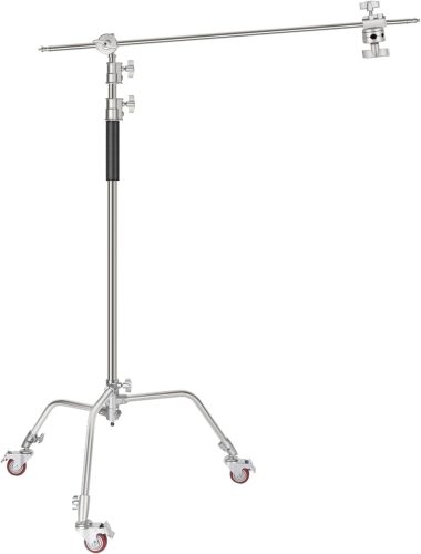 NEEWER 320cm C-Stand Stainless Steel (320+120cm) -Fém Studióállvány C-Állvány & Reflektor Kar