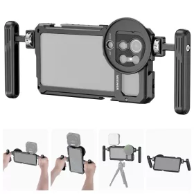   NEEWER Samsung S23 Ultra Fém Videós Okostelefon Rig-Cage -Okostelefon Ketrec Készlet