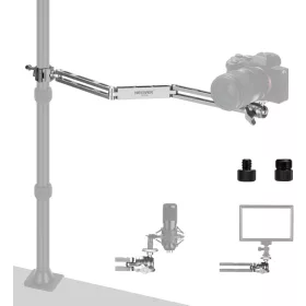   NEEWER Rögzíthető Fotós Oldal-kar -Kamera Boom Kar (58cm) -DS005 -Ezüst