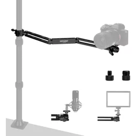   NEEWER Rögzíthető Fotós Oldal-kar -Kamera Boom Kar (58cm) -DS005 -Fekete