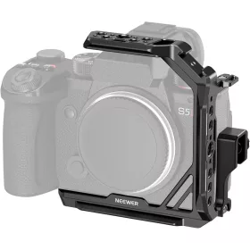   NEEWER Panasonic Lumix G9 II / S5 II / S5 IIX Rig-Cage kamera Félketrec -kábeltartóval