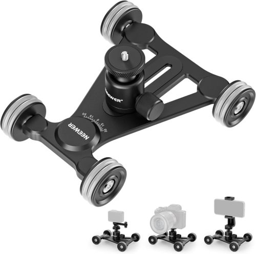 NEEWER Kamerakocsi/ Dolly Car + 360 °-os Gömbfej -SD002