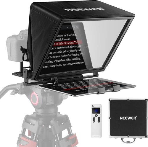 NEEWER X14 Súgógép - Teleprompter RT-110 Távirányítóval és Alkalmazásvezérléssel