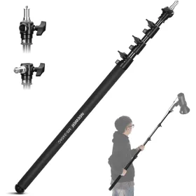   NEEWER 240cm Teleszkópos Mikrofon/ Stúdió LED Lámpa/ Vaku Tartó Boom Kar -Légpárnás Boom Arm