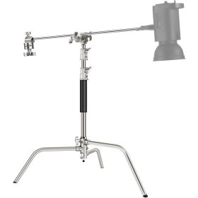   NEEWER Pro-SC172 Rozsdamentes Acél C-Állvány Boom Arm-mal (172+83cm) -Nagy teherbírású Stainless Steel C-Stand