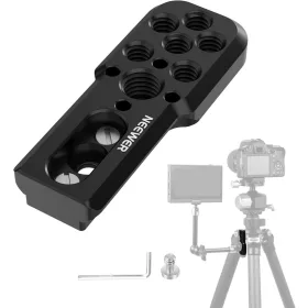   NEEWER Rig-Átalakító Adapter Plate -1/4"-5/8"-ARRI-NATO Rail Adapter Gyorskioldó Tartó -SmallRig Tilta Arri studiohoz (UA049)