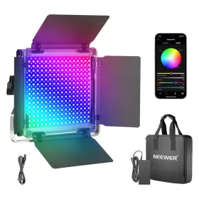   Neewer RGB660 PRO II RGB LED videólámpa terelőlemezzel (EU)