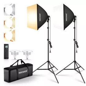   NEEWER NK103 45W LED szett softboxokkal és 2.4G távirányítóval (2 db izzó, EU)