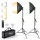 NEEWER NK103 45W LED szett softboxokkal és 2.4G távirányítóval (2 db izzó, EU)