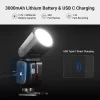NEEWER Z2PRO-F TTL vaku kerek fejjel, 3000mAh-s akkumulátorral