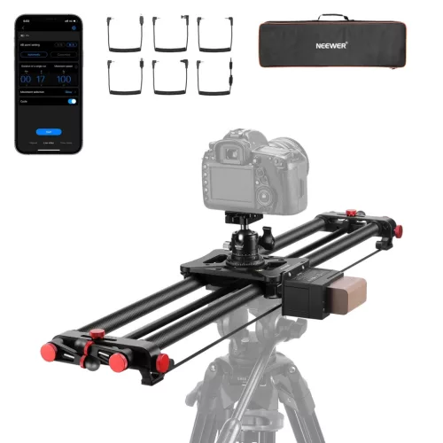 NEEWER ER1 Motoros Carbon Slider 80cm NP-F750 akkumulátorral
