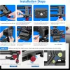 NEEWER ER1 Motoros Carbon Slider 80cm NP-F750 akkumulátorral