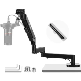   NEEWER MS002 Pneumatikus Rugós Mikrofon-tartó Asztali Állvány -Low Profile Desk Arm