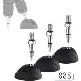   NEEWER Fotós Állvány-láb rögzítő (3db) -3/8" 60mm Tripod levehető lábbetét levehető állványcsúcsokkal