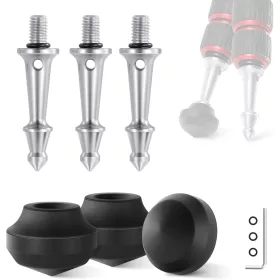   NEEWER Fotós Állványláb 3/8" -Gumírozott és Hegyes Tripod Talp