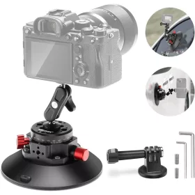   NEEWER Autós Kameratartó Tapadókorongos Gömbfejes Magic Arm -Kamera Suctio Mount ARRI 1/4" 3/8" -tartó