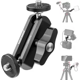   NEEWER Dual-1/4" Magic Arm Fotós CNC tartó Gömbfejjel