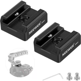   NEEWER Vakucsatlakozó-1/4" Mount Adapter -Cold-Shoe 1/4" Átalakító (2db)