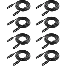   NEEWER DMX Fénykábel készlet 3-tűs XLR male-female 200cm (8db)