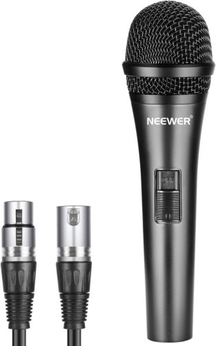 NEEWER Kardioid Dinamikus Kézi-Mikrofon / XLR Kábeles Mikrofon