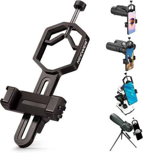 NEEWER Mobil-Távcső-rögzítő Átalakító -Okostelefontartó Mono-Binocular Mikroszkóp tartó (kicsi)