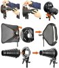 NEEWER Studióállvány S-típusú Rendszervaku rögzítő-mount-Bowens adapter (190cm)