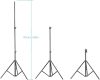 NEEWER Studióállvány S-típusú Rendszervaku rögzítő-mount-Bowens adapter (190cm)