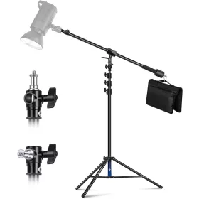   NEEWER 300cm C-Stand Alumínium Fotóállvány - Vaku & LED Lámpa-Tartó Kamera Stúdió-Állvány