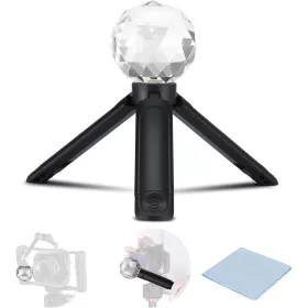   NEEWER 60mm Kristály Prizma Gömb Optikai K9 Üvegből 1/4 Hüvelykes Menettel Asztali Állvánnyal