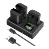 NEEWER 3 darabos csere-kit Canon fényképezőgépekhez: LP-E6NH